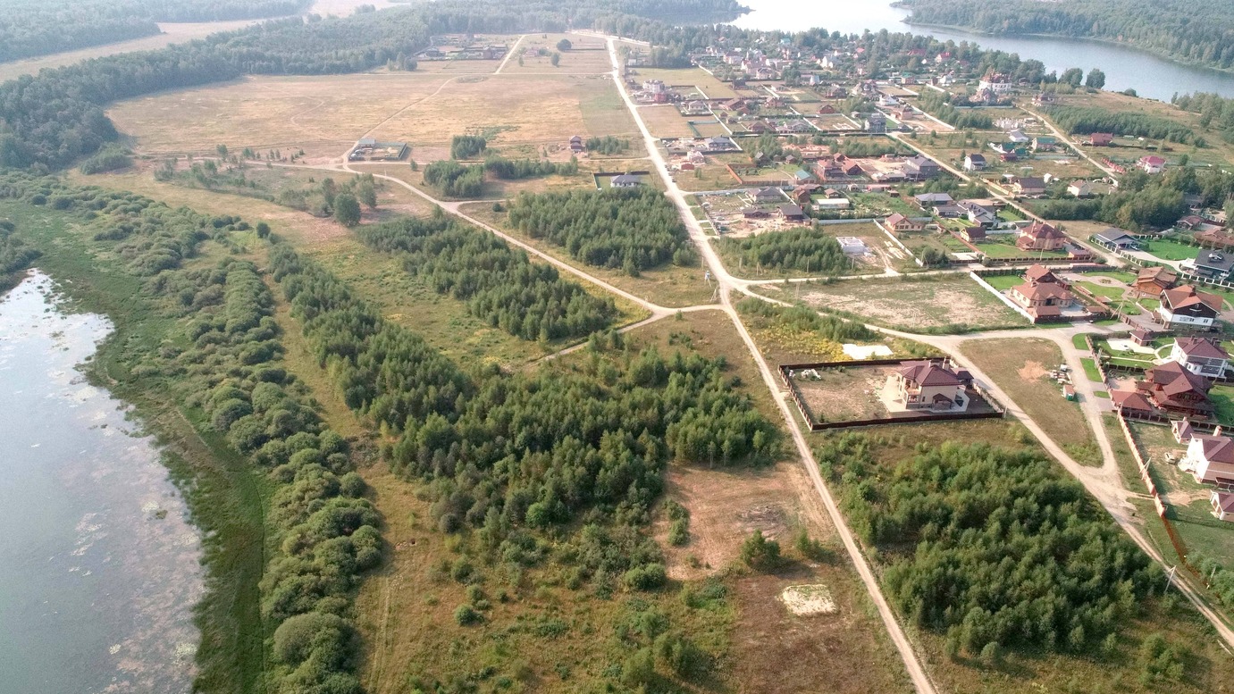 Фото деревни крюково на берегу Уводьского водохранилища