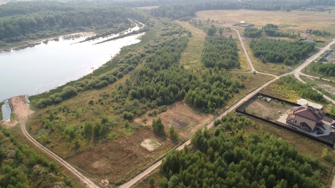 Фото деревни крюково на берегу Уводьского водохранилища