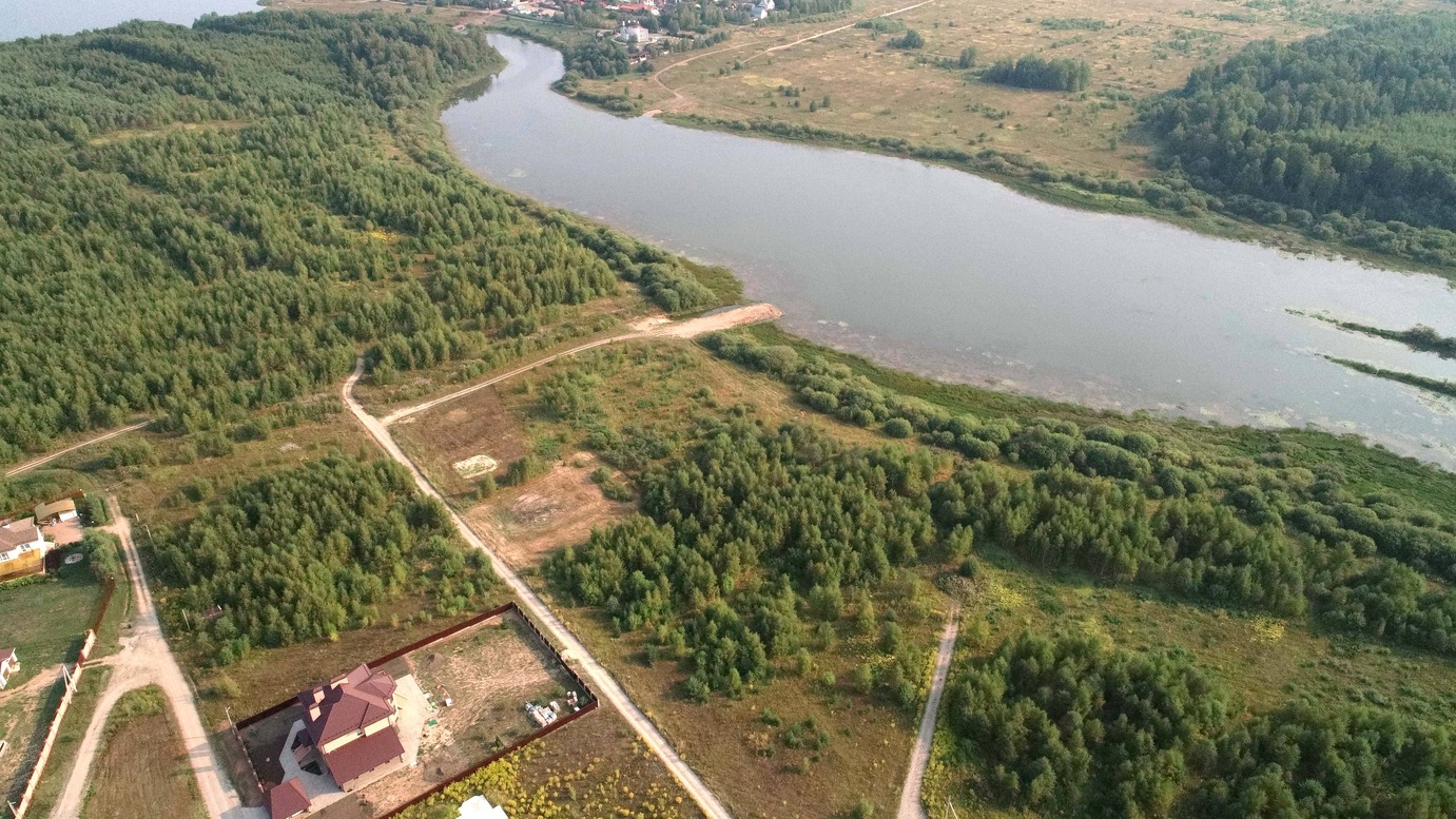 Фото деревни крюково на берегу Уводьского водохранилища