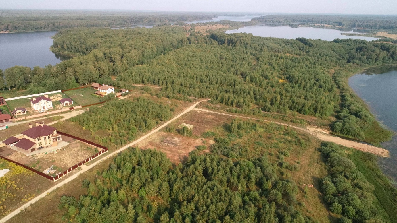 Фото деревни крюково на берегу Уводьского водохранилища