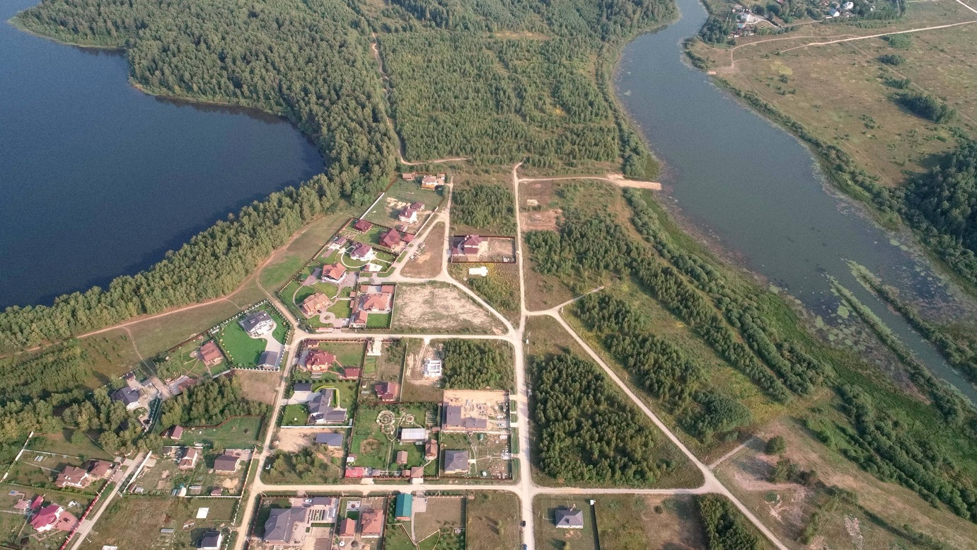 Фото деревни крюково на берегу Уводьского водохранилища